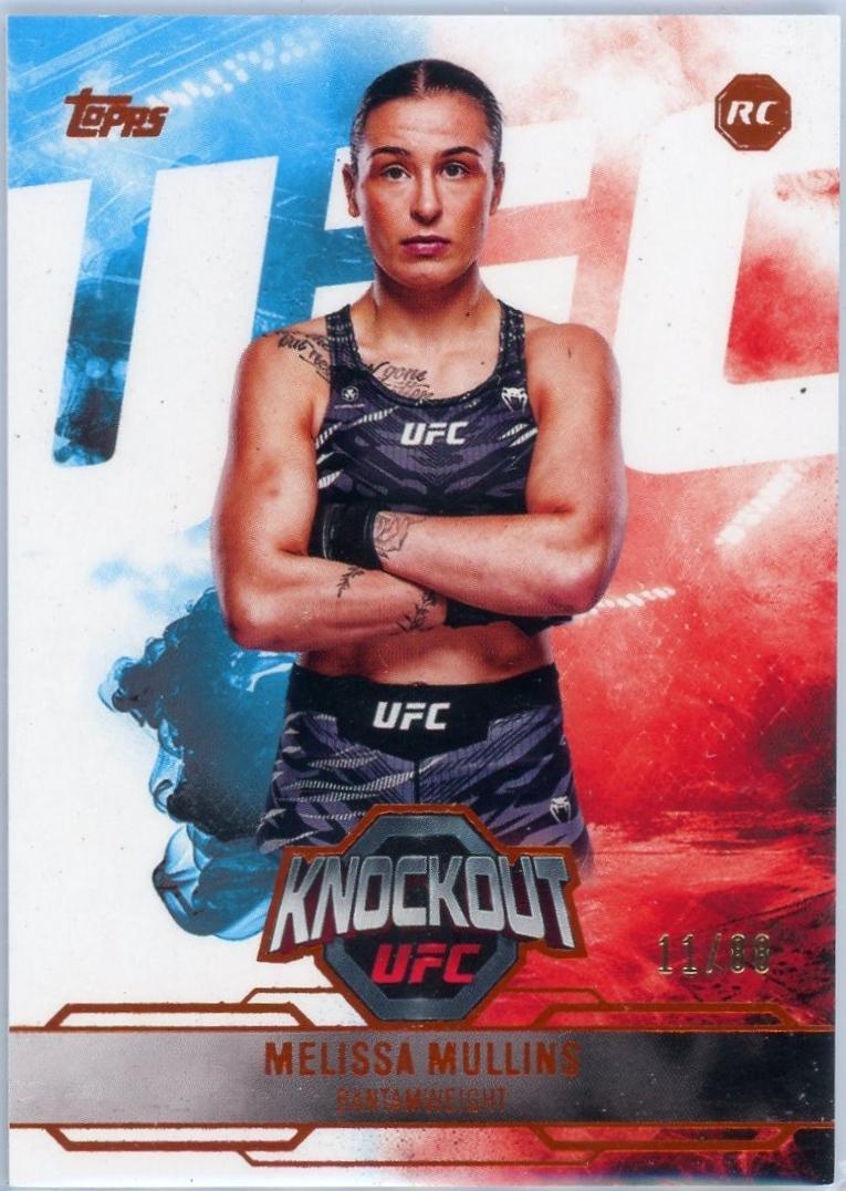 Melissa Mullins 2025 Topps Knockout UFC Base #72 Orange