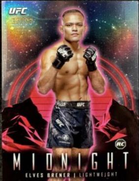 Elves Brener 2024 Topps Midnight UFC Base #92 Twilight