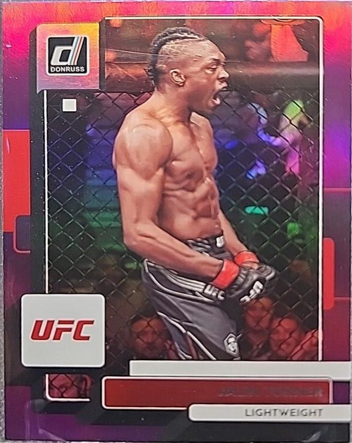 Jalin Turner 2023 Panini Donruss UFC Base #142 Purple Flood