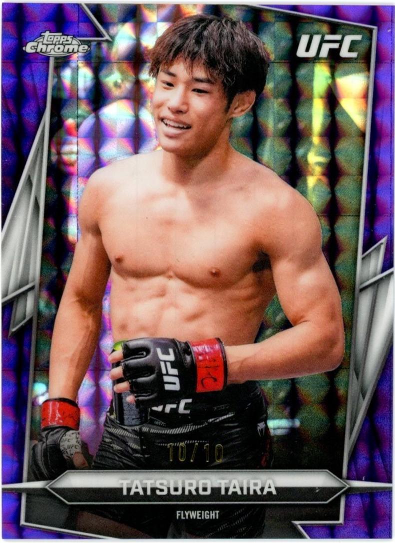 Tatsuro Taira 2026 Topps Chrome UFC Base #72 Black Refractor