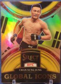 Chan Sung Jung 2023 Panini Select UFC Global Icons #2 Gold