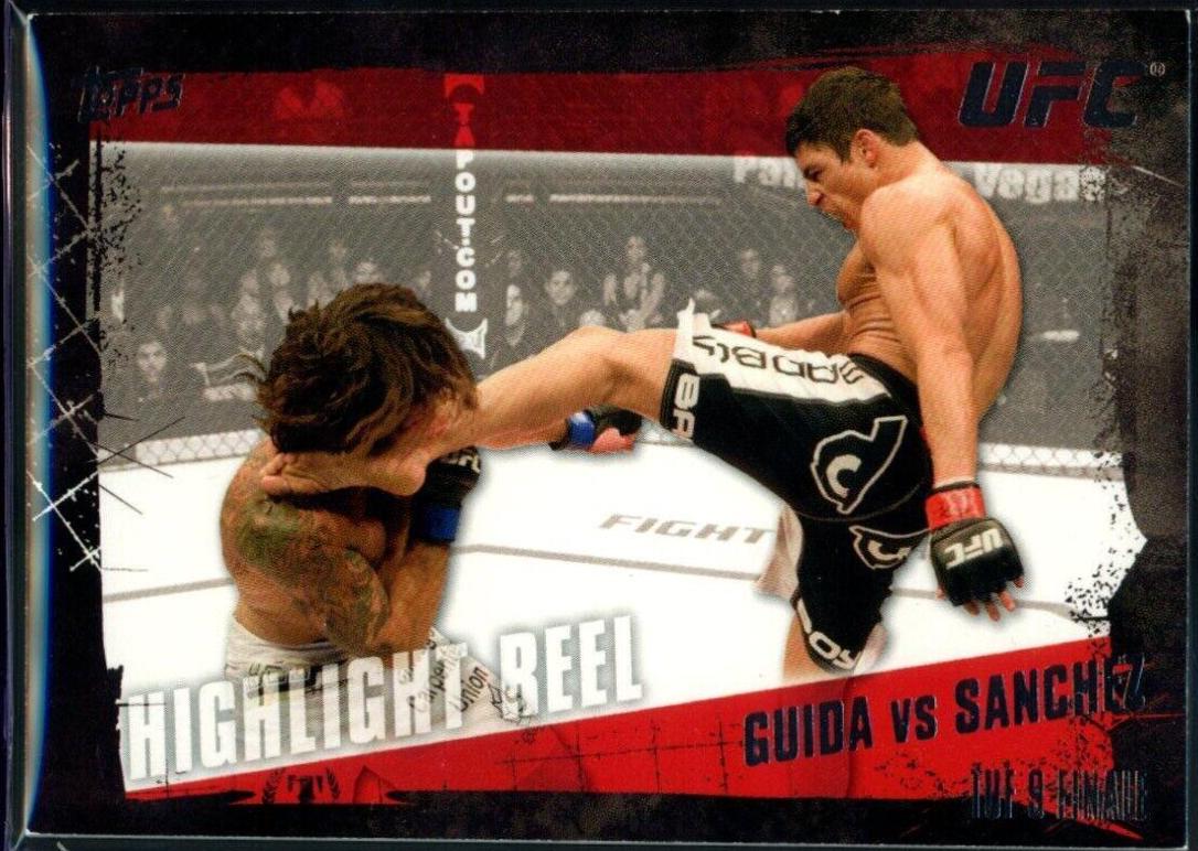 Clay Guida / Diego Sanchez 2010 Topps UFC Base #181 Silver