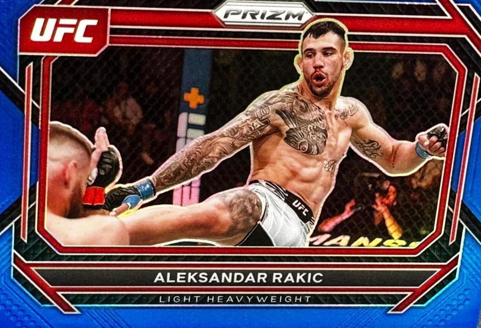 Aleksandar Rakic 2023 Panini Prizm UFC Base #16 Blue