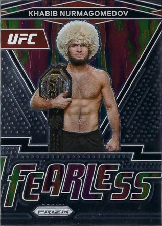 Khabib Nurmagomedov 2022 Panini Prizm UFC Fearless #11 Black