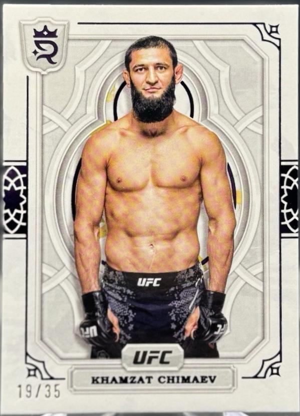 Khamzat Chimaev 2024 Topps Royalty UFC Base #88 Purple