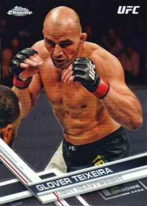 Glover Teixeira 2017 Topps Chrome UFC Base #40 Refractor