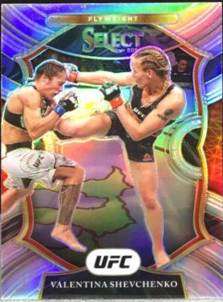 Valentina Shevchenko 2021 Panini Select UFC Concourse #33 Silver