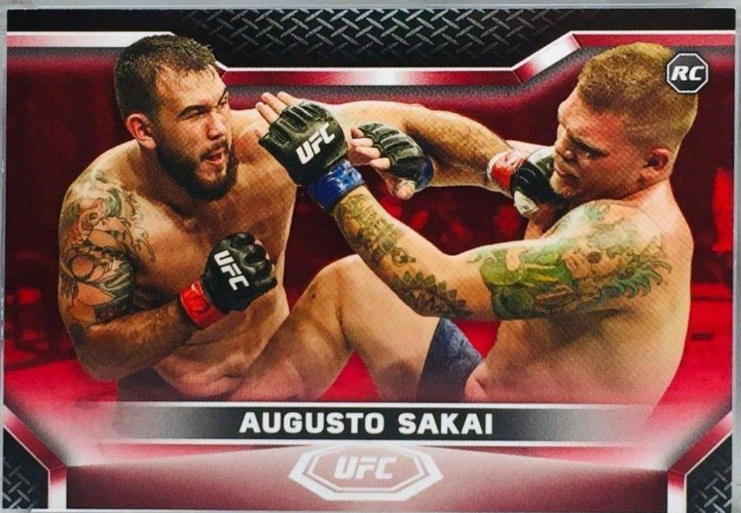 Augusto Sakai 2020 Topps UFC Knockout Base #85 Red