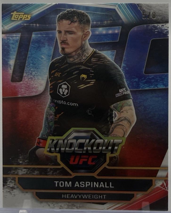 Tom Aspinall 2026 Topps Knockout UFC Base #35 Holo Gold