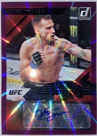 James Krause 2022 Panini Donruss UFC Signature Series #42 Pink Laser