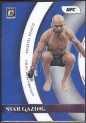 Glover Teixeira 2022 Panini Donruss Optic UFC Star Gazing #11 Blue