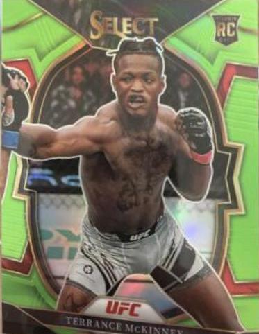 Terrance McKinney 2023 Panini Select UFC Concourse #53 Neon Green