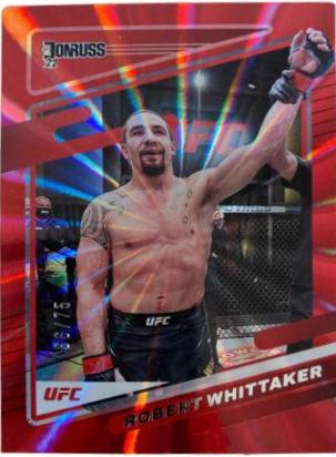 Robert Whittaker 2022 Panini Donruss UFC Base #28 Red