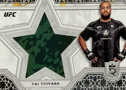 Tai Tuivasa 2024 Topps Royalty UFC Star Relics #SRR-17 Green