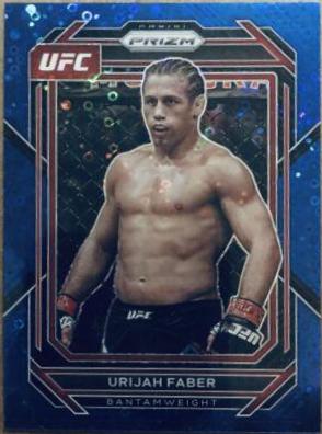 Urijah Faber 2023 Panini Prizm Under Card UFC Base #146 Blue