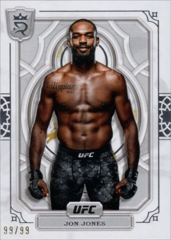 Jon Jones 2024 Topps Royalty UFC Base #40 Platinum