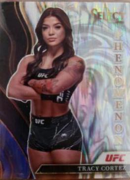 Tracy Cortez 2022 Panini Select UFC Phenomenon #16 Flash