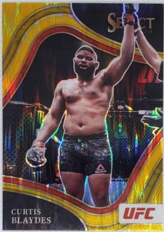 Curtis Blaydes 2022 Panini Select UFC Octagonside #258 Gold Flash