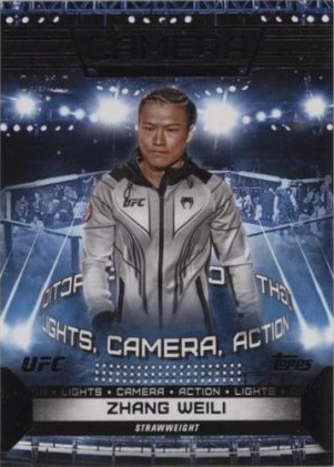 Zhang Weili 2024 Topps Knockout UFC Camera (Lights, Camera, Action) #CAM-3 Red