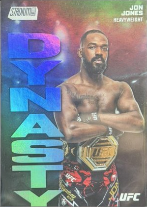 Jon Jones 2025 Topps Stadium Club UFC Dynasty and Destiny #DD-3 Red