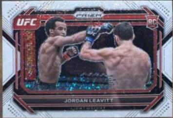 Jordan Leavitt 2023 Panini Prizm UFC Base #84 White Sparkle