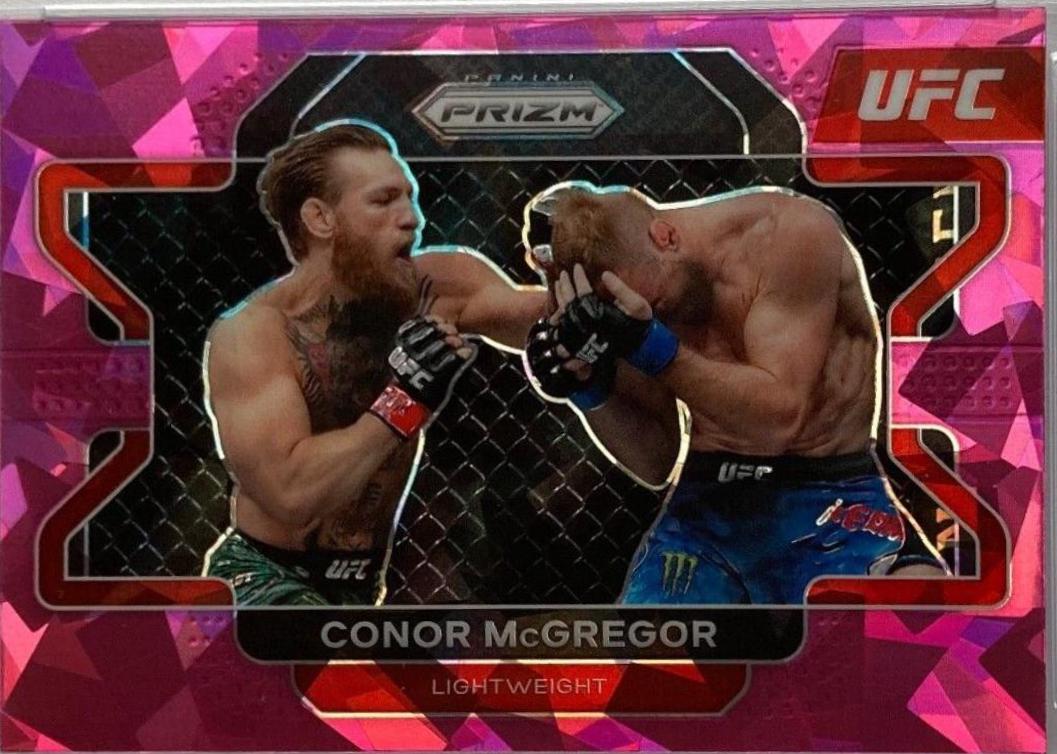 Conor McGregor 2022 Panini Prizm UFC Base #39 Pink Ice