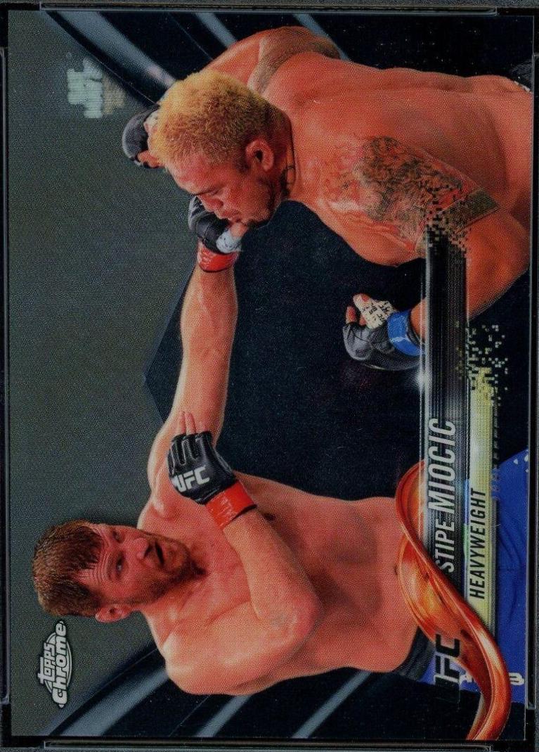 Stipe Miocic 2018 Topps Chrome UFC Base #27 Black