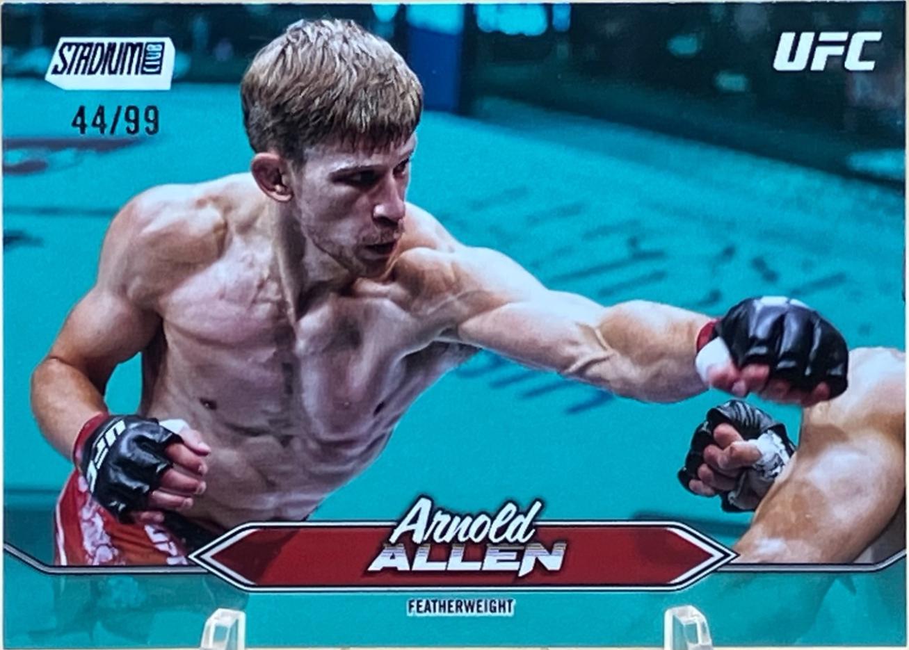 Arnold Allen 2025 Topps Stadium Club UFC Base #159 Teal