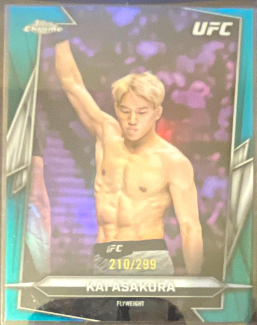 Kai Asakura 2026 Topps Chrome UFC Base #26 Teal Refractor