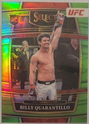 Billy Quarantillo 2022 Panini Select UFC Concourse #13 Neon Green