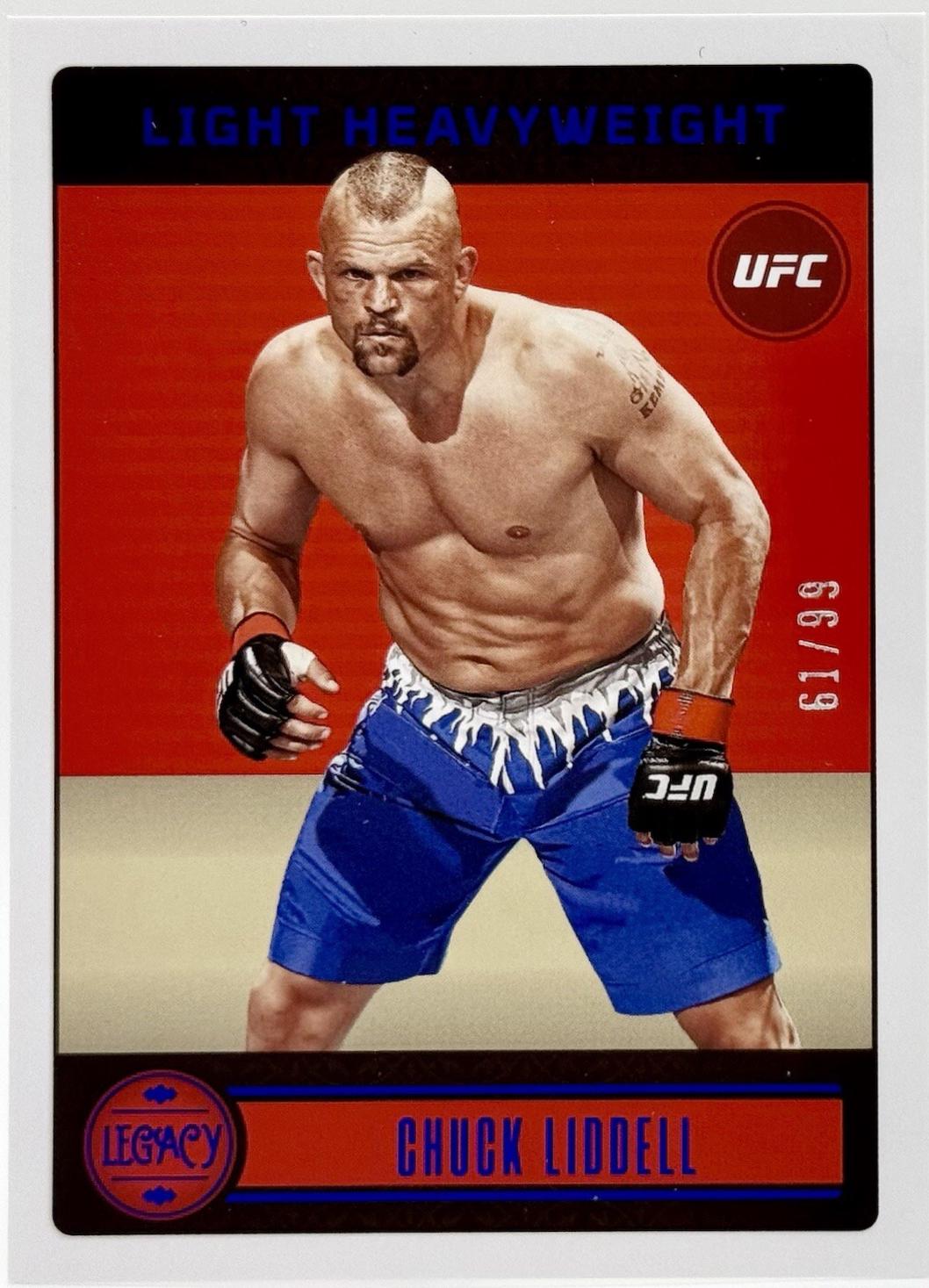 Chuck Liddell 2023 Panini Chronicles UFC Base Legacy #146 Blue