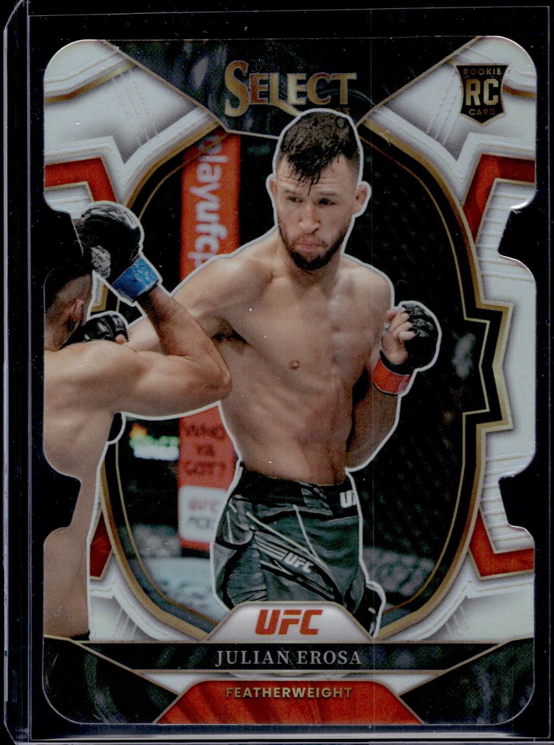 Julian Erosa 2023 Panini Select UFC Concourse #27 Silver Die Cut