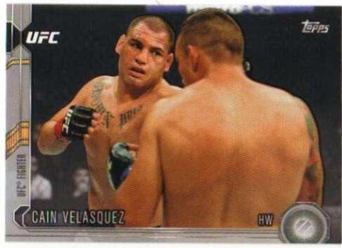 Cain Velasquez 2015 Topps UFC Chronicles Base #63 Silver