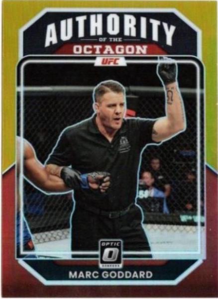 Marc Goddard 2023 Panini Donruss Optic UFC Base #147 Gold