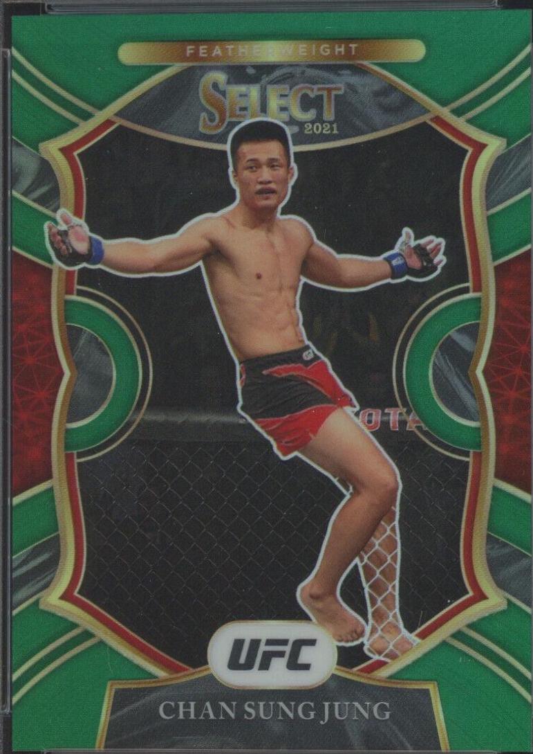 Chan Sung Jung 2021 Panini Select UFC Concourse #58 Green