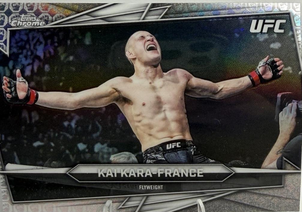 Kai Kara-France 2026 Topps Chrome UFC Base #109 Refractor