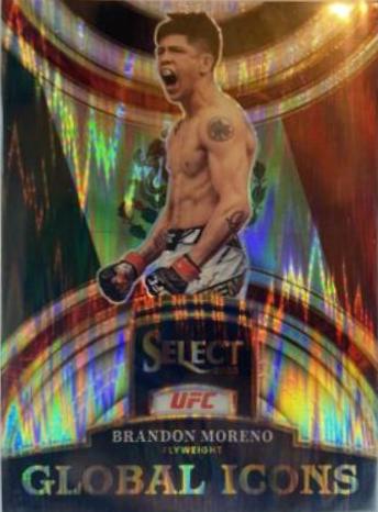 Brandon Moreno 2023 Panini Select UFC Global Icons #18 Flash