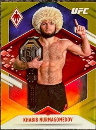 Khabib Nurmagomedov 2022 Panini Chronicles UFC Base Phoenix #318 Gold