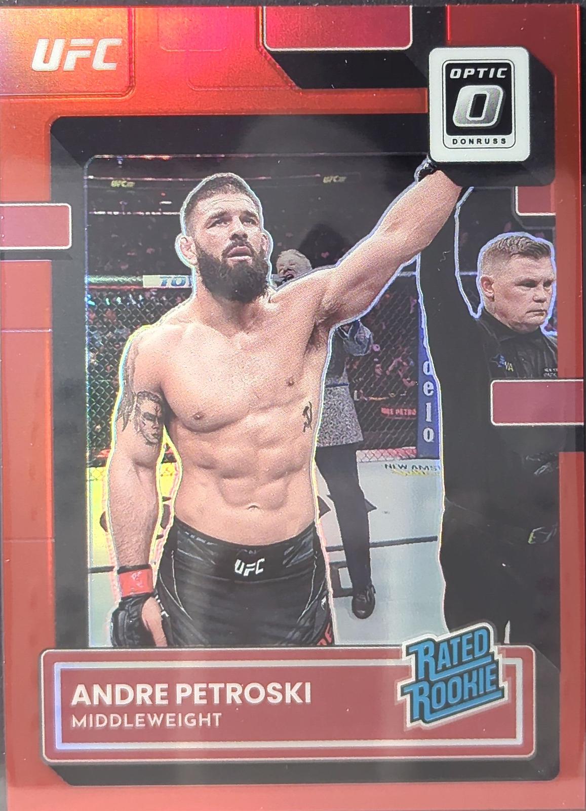 Andre Petroski 2023 Panini Donruss Optic UFC Base #138 Red