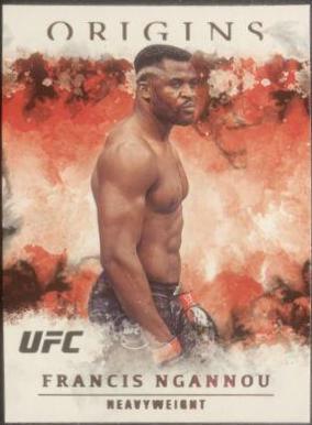 Francis Ngannou 2021 Panini Chronicles UFC Base Origins #34 Pink