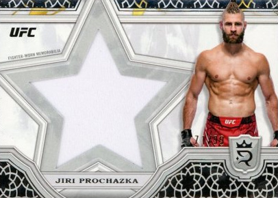 Jiri Prochazka 2024 Topps Royalty UFC Star Relics #SRR-3 Blue