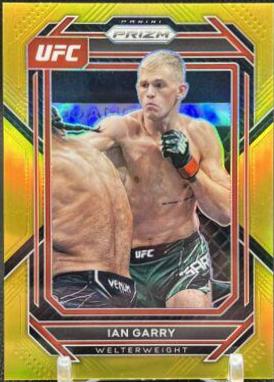 Ian Machado Garry 2023 Panini Prizm UFC Base #107 Gold