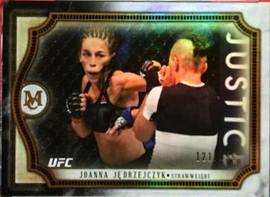 Joanna Jędrzejczyk 2018 Topps UFC Museum Collection Base #10 Copper