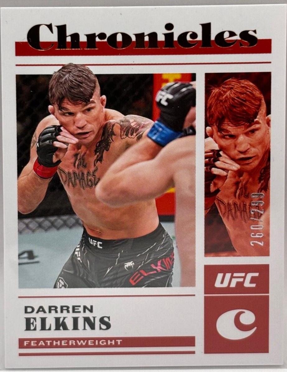 Darren Elkins 2023 Panini Chronicles UFC Base Chronicles #65 Bronze