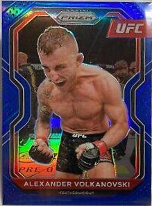 Alexander Volkanovski 2021 Panini Prizm UFC Base #36 Blue