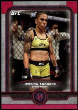Jessica Andrade 2019 Topps UFC Museum Collection Base #27 Ruby