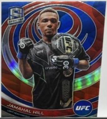 Jamahal Hill 2023 Panini Chronicles UFC Base Spectra #396 Blue