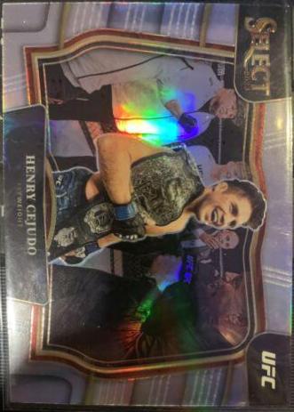 Henry Cejudo 2023 Panini Select UFC Octagonside #240 Silver