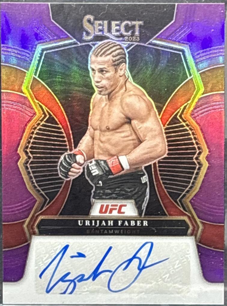 Urijah Faber 2023 Panini Select UFC Signatures #11 Black