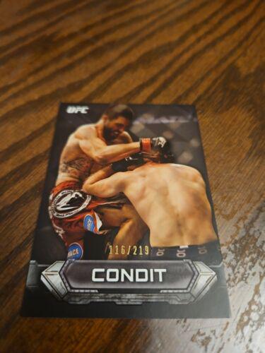 Carlos Condit 2014 Topps UFC Knockout Base #39 Gold